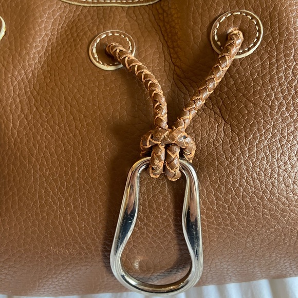 BCBGMAXAZRIA Cocoa Brown Leather Pebbled Bag - Picture 3 of 11